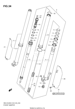 Front Damper Schematic