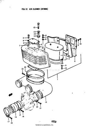Air Cleaner (gt380k) Schematic
