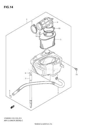 Air Cleaner (rear) Schematic