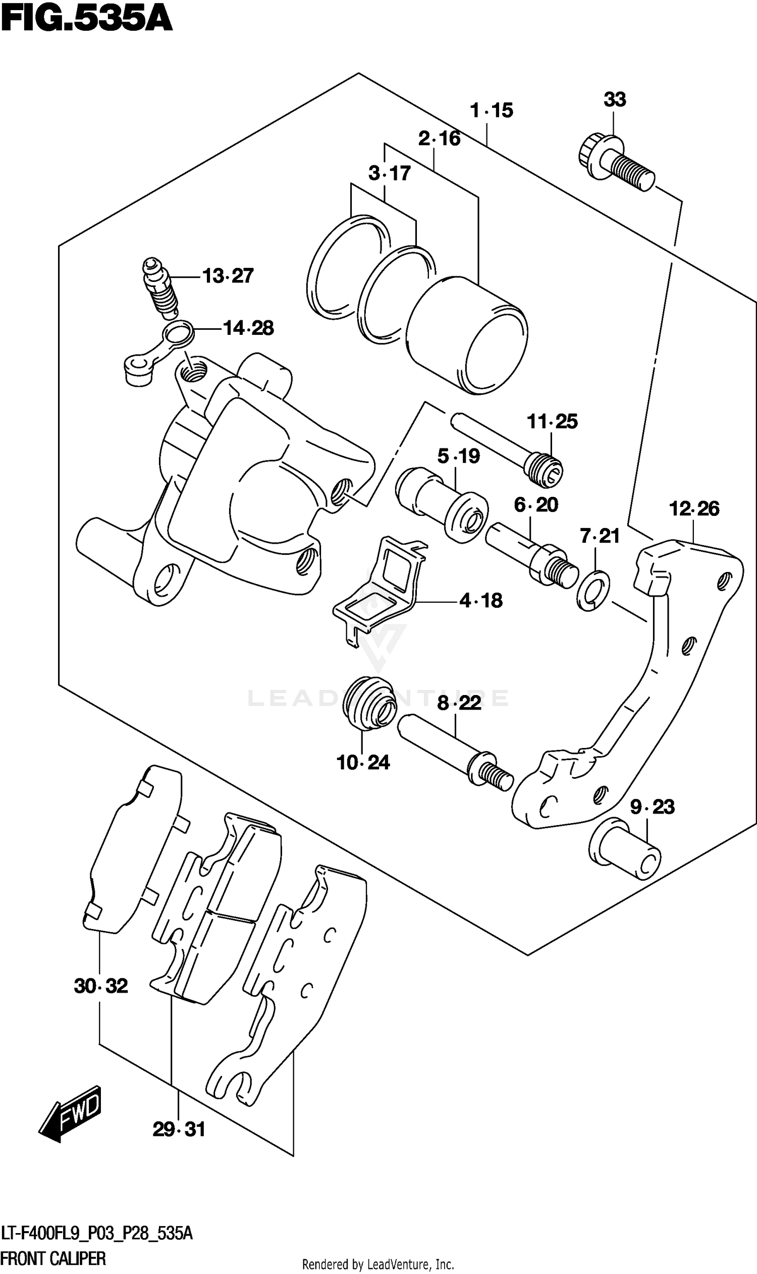 FRONT CALIPER