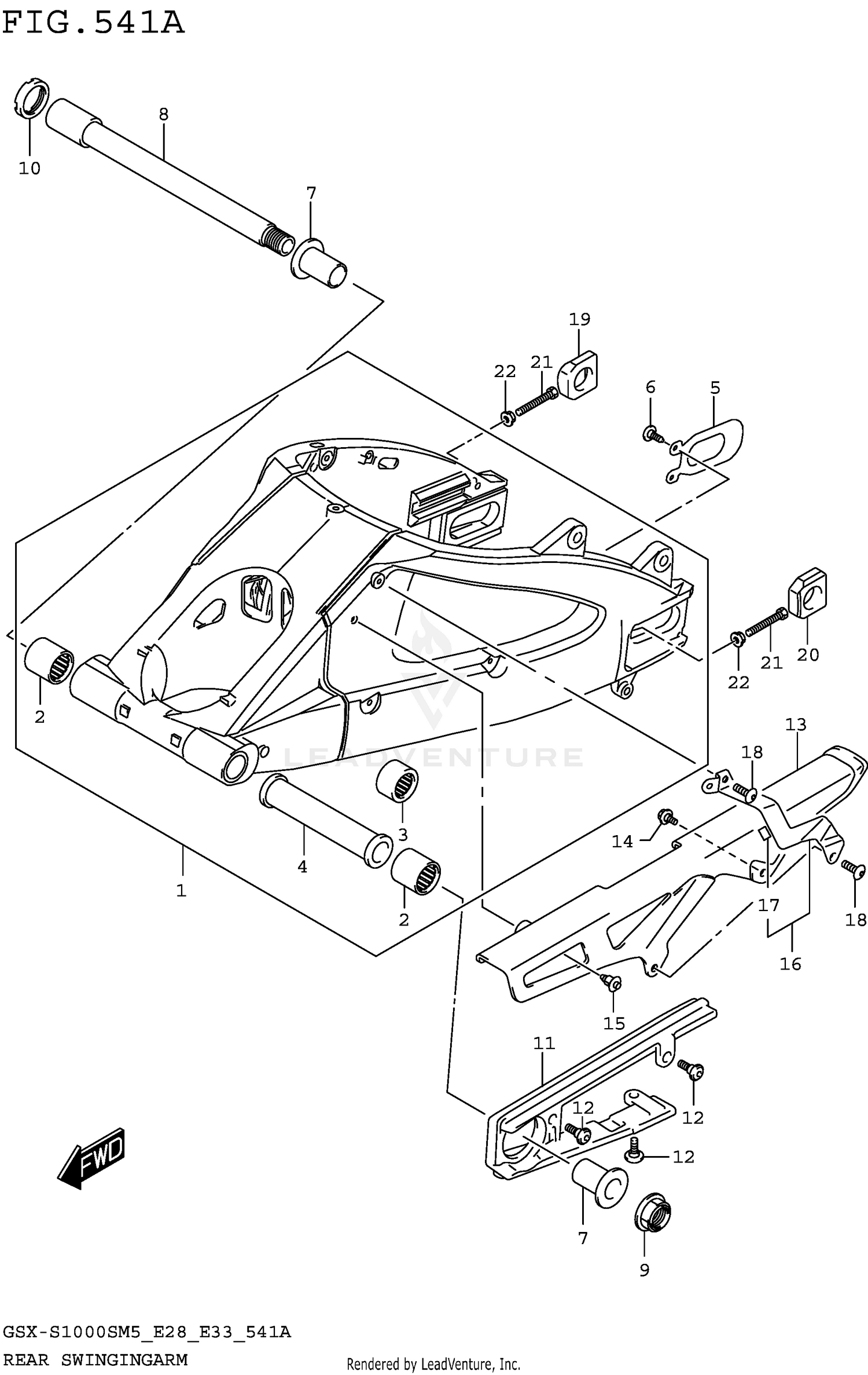 REAR SWINGINGARM