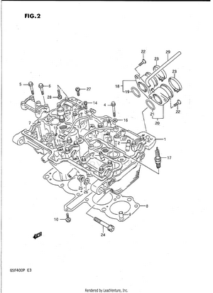 Cylinder Head Schematic