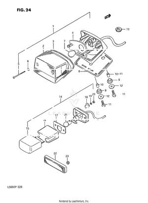 Rear Combination Lamp Schematic