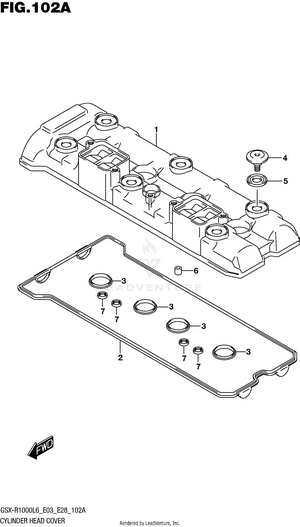 Cylinder Head Cover Schematic