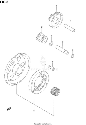 Starter Clutch Schematic