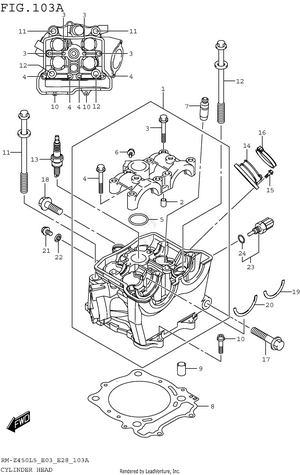 Cylinder Head Schematic