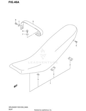 Seat (model K2/k3/k4) Schematic