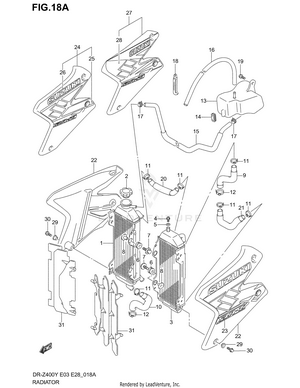 Radiator (model K2/k3/k4) Schematic