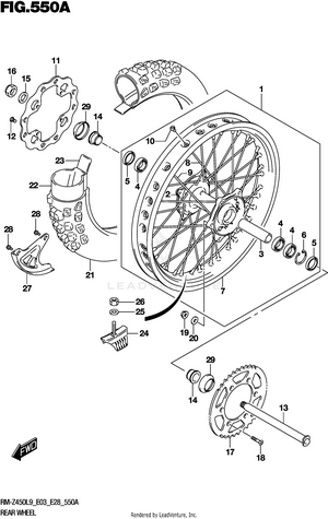 Rear Wheel Schematic