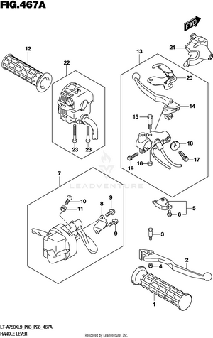 Handle Lever Schematic