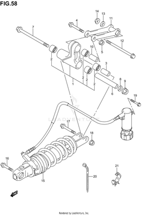 Rear Cushion Lever Schematic