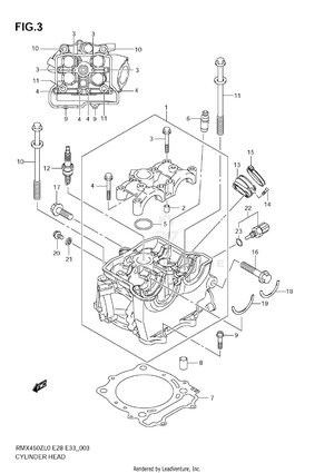 Cylinder Head Schematic