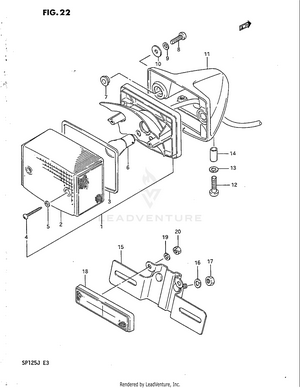 Rear Combination Lamp Schematic