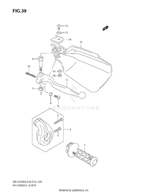 Rh Handle Lever Schematic