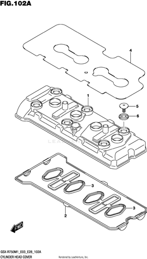 Cylinder Head Cover Schematic