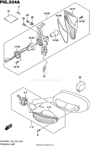 Turnsignal Lamp Schematic