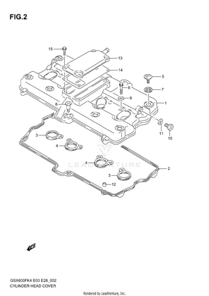 Cylinder Head Cover Schematic