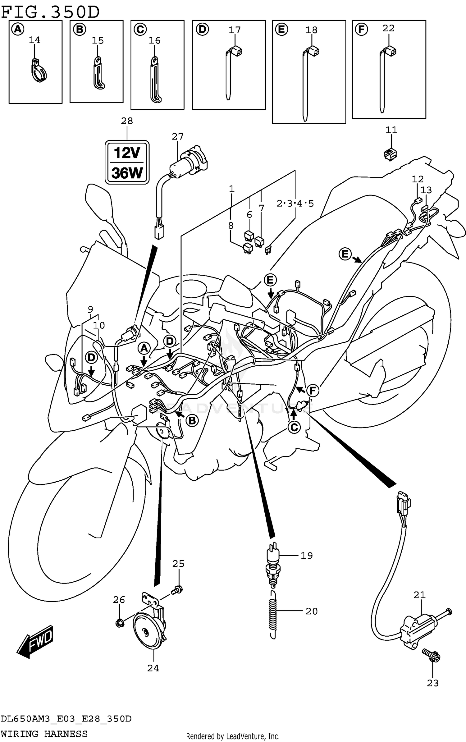 WIRING HARNESS (DL650XAM3E03)