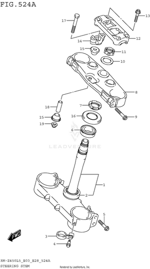Steering Stem Schematic