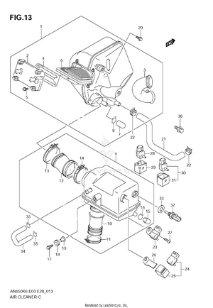 Air Cleaner Schematic
