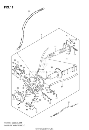 Carburetor (front) Schematic