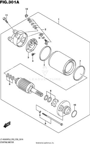 Starting Motor Schematic