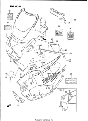 Cowling Body (model T) Schematic