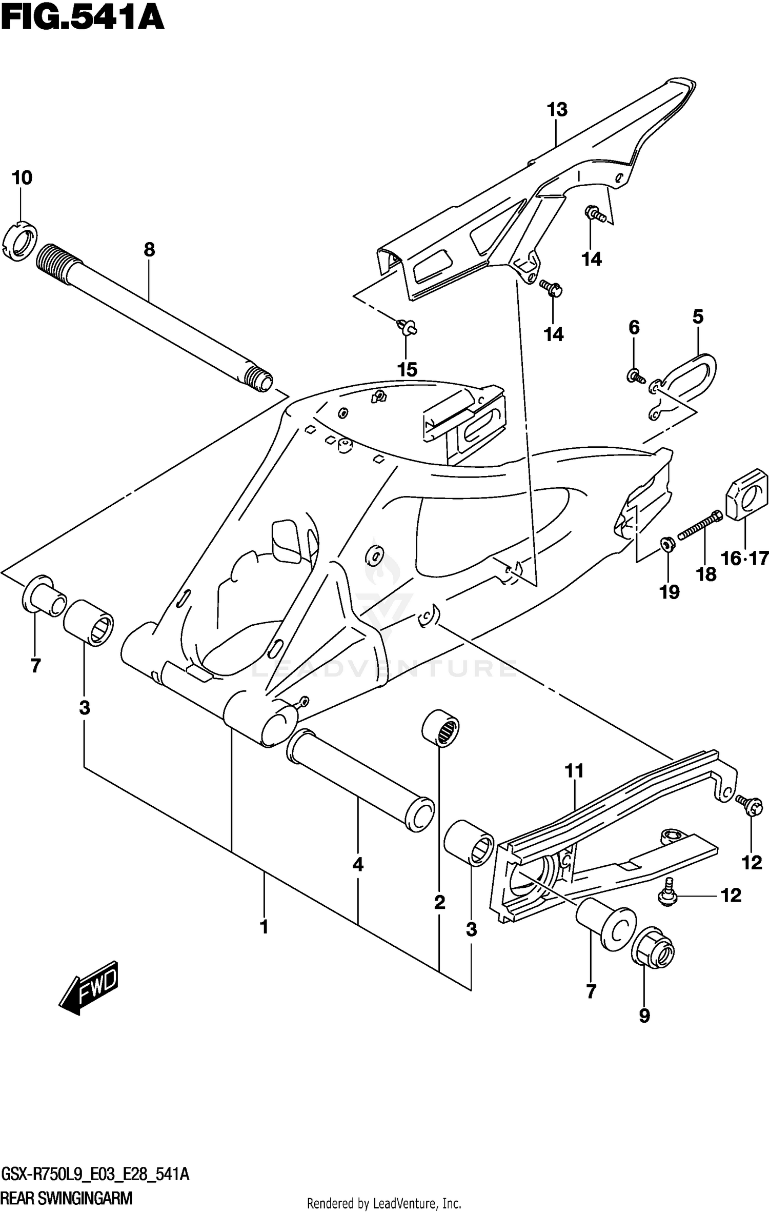 REAR SWINGINGARM