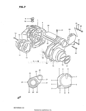 Crankcase Cover Schematic