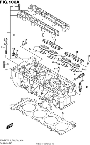 Cylinder Head Schematic