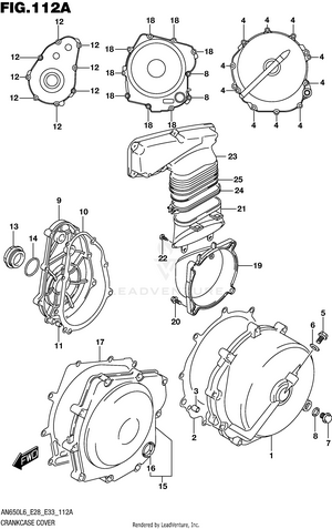 Crankcase Cover Schematic