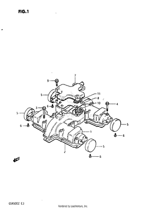 Cylinder Head Cover (-e.no.162952) Schematic