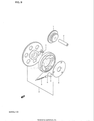 Starter Clutch Schematic
