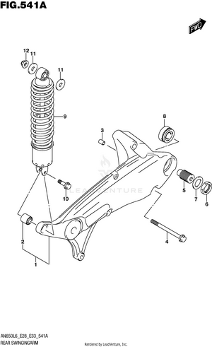 Rear Swingingarm Schematic