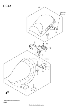 Seat (vlr1800tk8/tk9) Schematic