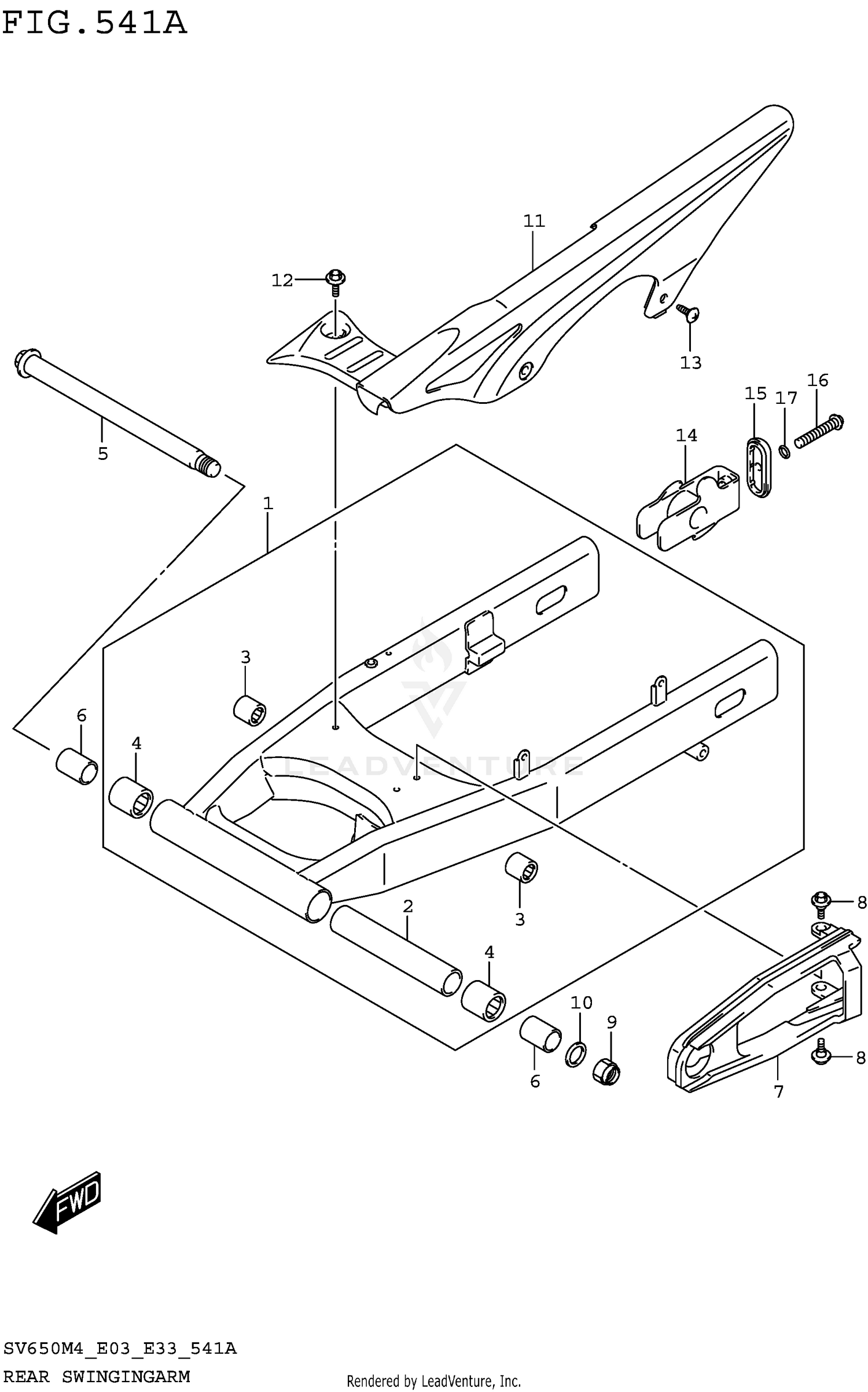 REAR SWINGINGARM