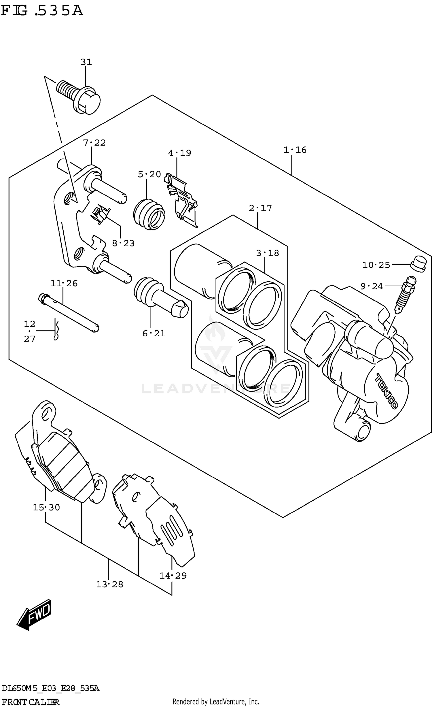 FRONT CALIPER