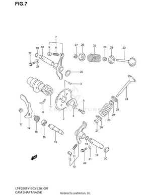 Cam Shaft - Valve Schematic