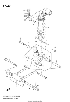 Rear Cushion Lever Schematic