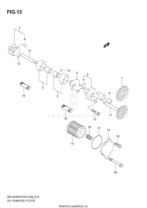 Oil Pump/oil Filter Schematic