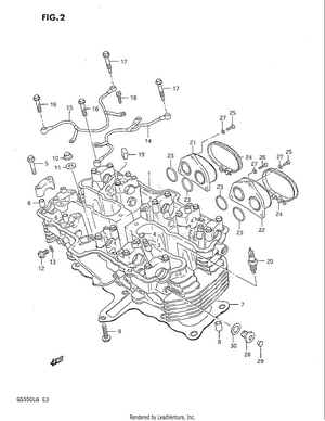 Cylinder Head Schematic
