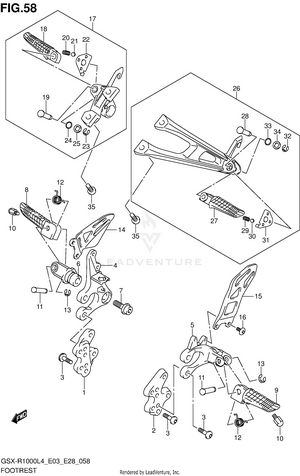 Footrest Schematic