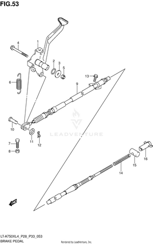 Brake Pedal Schematic