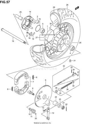 Rear Wheel Schematic