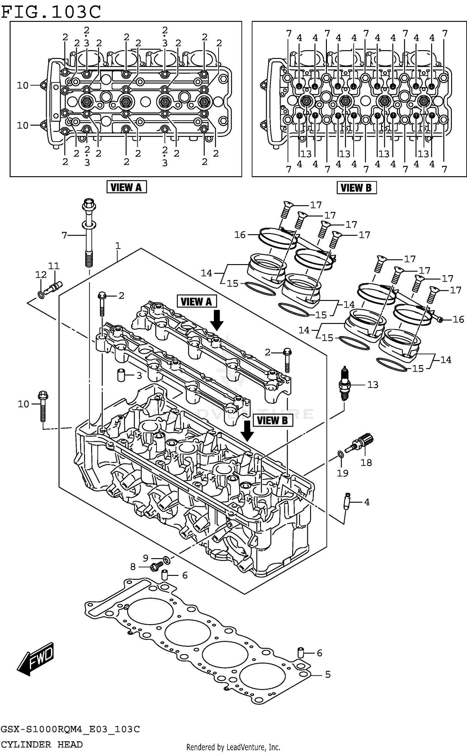 CYLINDER HEAD (GSX-S1000RQM4 E33)