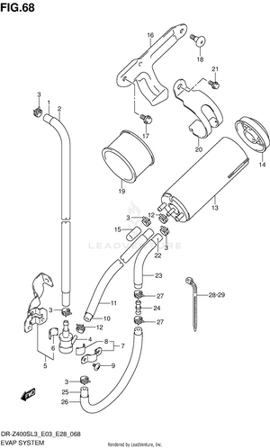 Evap System (dr-z400sl3 E33) Schematic