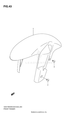 Front Fender Schematic