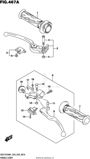 Handle Lever Schematic