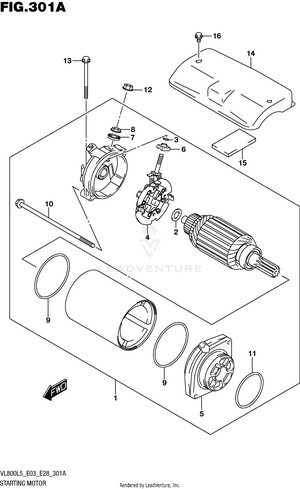 Starting Motor Schematic