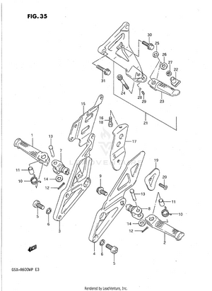 Footrest Schematic